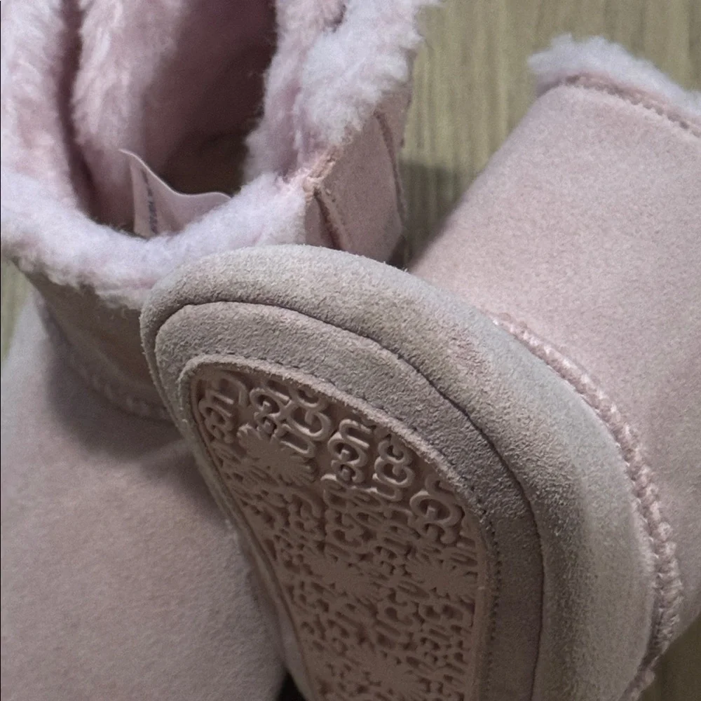 UGG Bailey Bow Pink Boots Kids 04/05